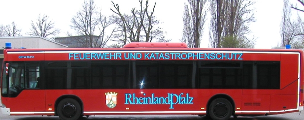 Großraumrettungstransportwagen (GRTW) des Landes Rheinland-Pfalz