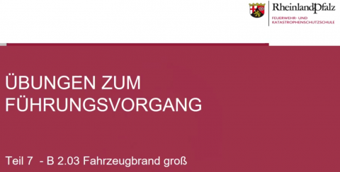 Übungen zum Führungsvorgang - Teil 7