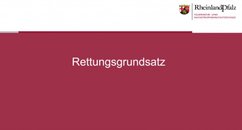 Rettungsgrundsatz