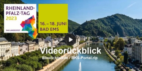 Videorückblick RLP Tag 2023 Blaulichtmeile BKS-Portal.rlp