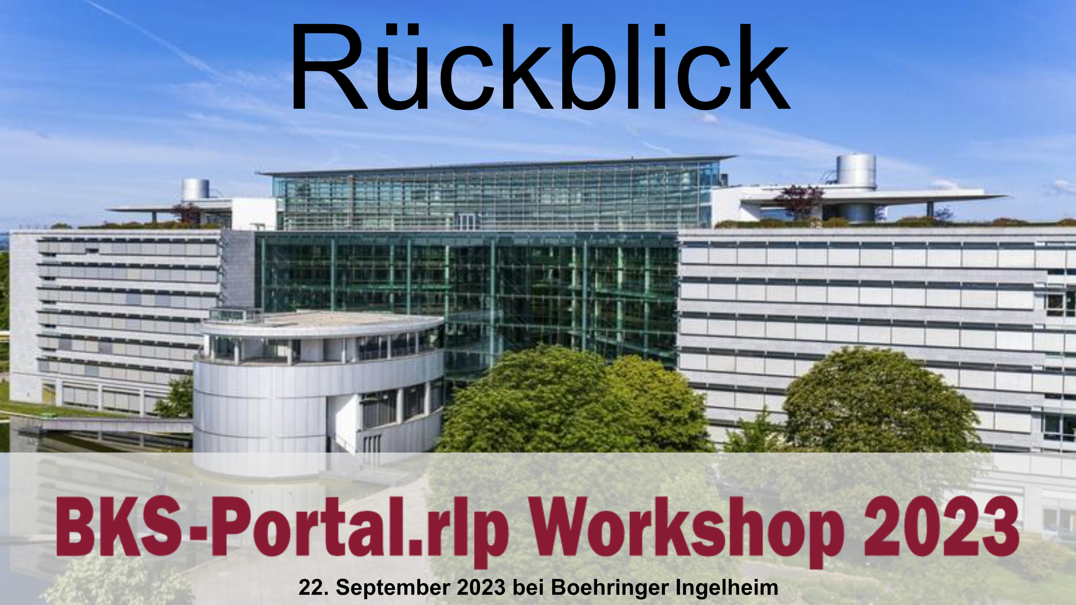 Rückblick BKS-Portal.rlp Workshop 2023